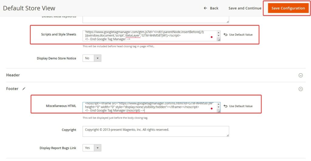 Magento 2 - Cài Google Tag Manager để dùng Google Analytics 4 
